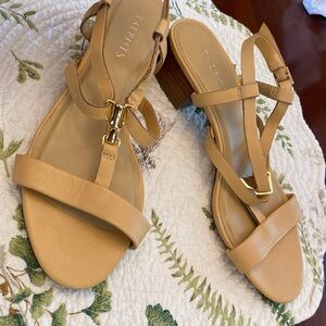 Talbots Tan Strappy Sandals